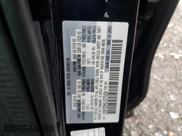 ✅ 2018 Mazda CX-5 Grand Touring • VIN: JM3KFBDM6J0375299 • Лот: 91412235. Опубликован ранее на Copart с пробегом Не указан. Бесплатный доступ к архиву аукционных продаж из США и подробный отчёт об истории автомобиля на DreamBid. Изображение 13.