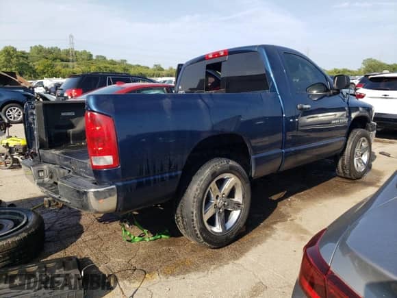 2006 Dodge 1500 SLT with VIN 1D7HA16N36J160200, listed as a Copart auction lot 68312124 with 188,412 mi miles and Salvage title. Bid and sale history available at DreamBid. Image 3.
