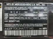 ✅ 2017 Mercedes-Benz GLS 550 • VIN: 4JGDF7DE3HA777143 • Lot: 85177725. Listed on Copart with 65,075 mi. Free auction sales archive from the USA and detailed vehicle history report at DreamBid. Image 13.