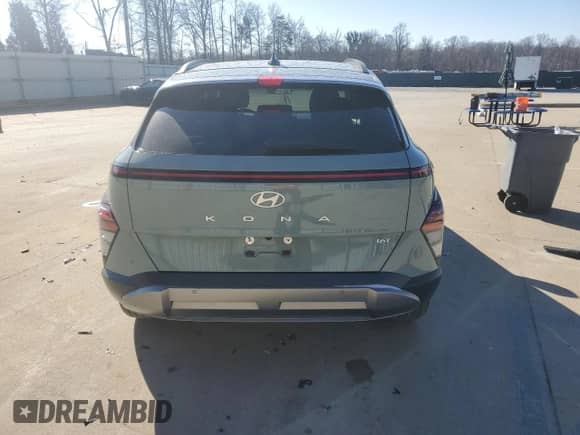 2024 Hyundai Kona Limited with VIN KM8HE3A35RU151688, listed as a Copart auction lot 41855635 with 14,340 mi miles and Clean title. Bid and sale history available at DreamBid. Image 6.