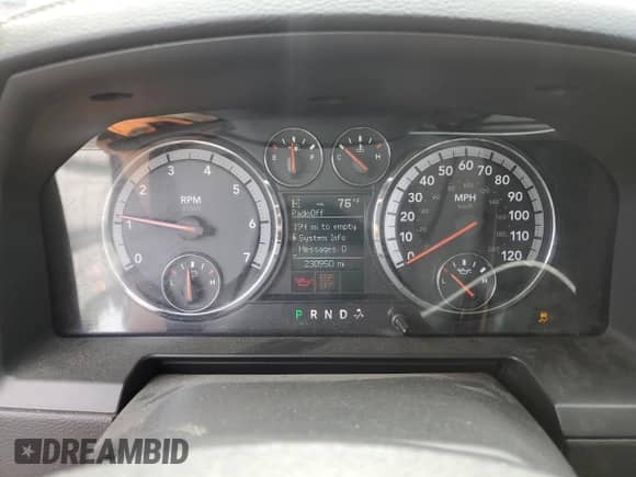 2009 Dodge 1500 SLT z VIN 1D3HV18T99S798029, wystawiony jako Copart lot #74337894 z przebiegiem 230 950 mil mil oraz Szkoda całkowita • Salvage title. Historia ofert i sprzedaży dostępna na DreamBid. Obrazek 9.