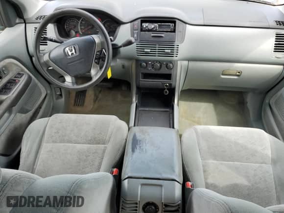 2003 Honda Pilot LX with VIN 2HKYF18153H621276, listed as a Copart auction lot 63389255 with 166,337 mi miles and Salvage title. Bid and sale history available at DreamBid. Image 8.