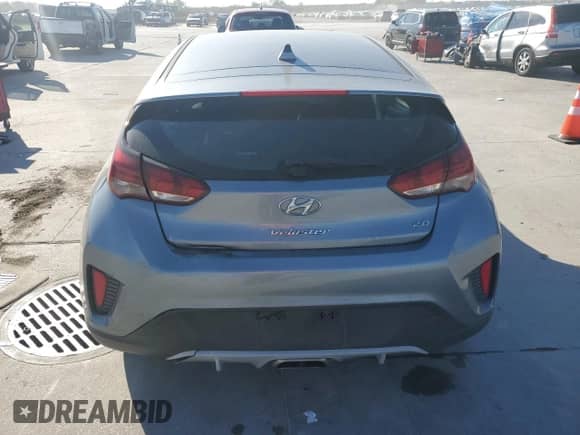 2019 Hyundai Veloster 2.0 z VIN KMHTG6AF9KU018258, wystawiony jako Copart lot #83421564 z przebiegiem 96 301 mil mil oraz Szkoda całkowita • Salvage title. Historia ofert i sprzedaży dostępna na DreamBid. Obrazek 6.