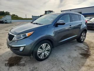 ✅ 2014 Kia Sportage EX • VIN: KNDPCCAC1E7553027 • Лот: 80184645. Опубликован ранее на Copart с пробегом 160 630 миль. Бесплатный доступ к архиву аукционных продаж из США и подробный отчёт об истории автомобиля на DreamBid. Изображение 1.
