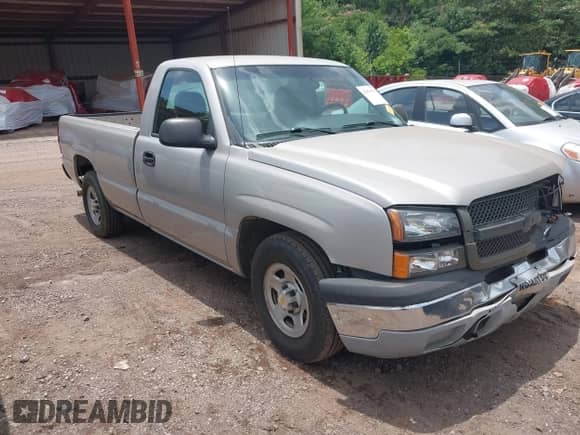 2004 Chevrolet Silverado 1500 Work Truck with VIN 1GCEC14X74Z144768, listed as a IAAI auction lot 42475701 with Not provided miles and . Bid and sale history available at DreamBid. Image 1.