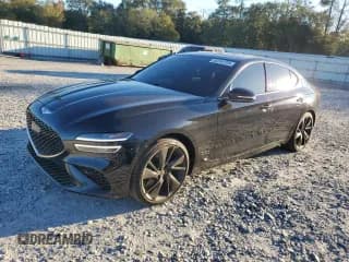 ✅ 2023 Genesis G70 2.0T • VIN: KMTG34TAXPU116781 • Lot: 92244725. Wystawiony na Copart z przebiegiem 73 712 mil. Bezpłatny archiwum sprzedaży aukcyjnych z USA i szczegółowy raport historii pojazdu na DreamBid. Zdjęcie 1.