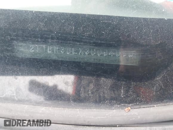 ✅ 2003 Toyota Corolla CE • VIN: 2T1BR38EX3C094690 • Lot: 43617927. Listed on IAAI with 247,447 mi. Free auction sales archive from the USA and detailed vehicle history report at DreamBid. Image 12.