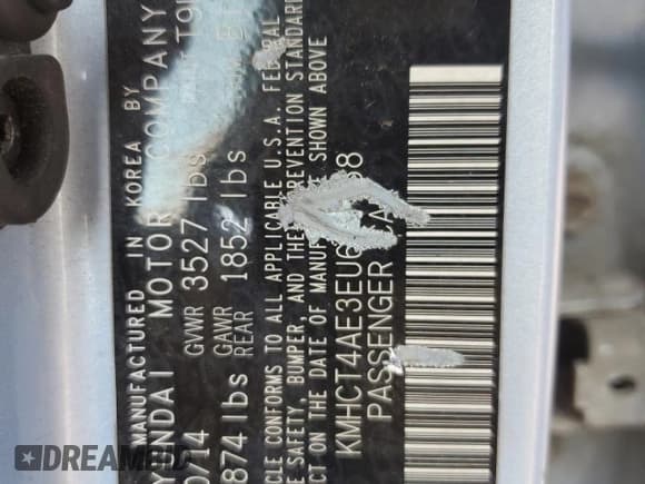 ✅ 2014 Hyundai Accent GLS • VIN: KMHCT4AE3EU691168 • Лот: 71384124. Опубликован ранее на Copart с пробегом 160 263 миль. Бесплатный доступ к архиву аукционных продаж из США и подробный отчёт об истории автомобиля на DreamBid. Изображение 14.