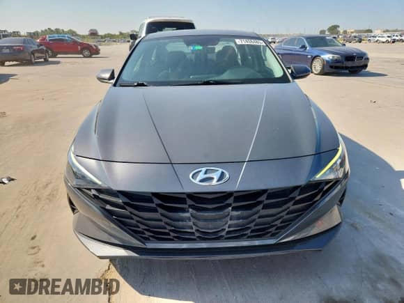 2023 Hyundai Elantra Blue with VIN KMHLM4AJ0PU069978, listed as a Copart auction lot 71498485 with 166,846 mi miles and Salvage title. Bid and sale history available at DreamBid. Image 5.