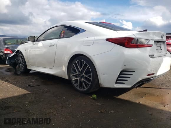 ✅ 2015 Lexus RC 350 F Sport • VIN: JTHHE5BC2F5009432 • Lot: 41744414. Wystawiony na Copart z przebiegiem 74 482 mil. Bezpłatny archiwum sprzedaży aukcyjnych z USA i szczegółowy raport historii pojazdu na DreamBid. Zdjęcie 2.