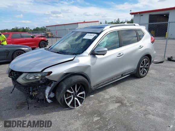✅ 2017 Nissan Rogue SV • VIN: JN8AT2MT7HW380107 • Lot: 43618034. Listed on IAAI with 99,472 mi. Free auction sales archive from the USA and detailed vehicle history report at DreamBid. Image 18.