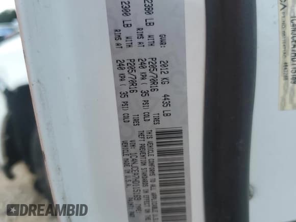 ✅ 2017 Jeep Compass Latitude • VIN: 1C4NJCEA7HD115169 • Lot: 65231945. Listed on Copart with 169,540 mi. Free auction sales archive from the USA and detailed vehicle history report at DreamBid. Image 13.