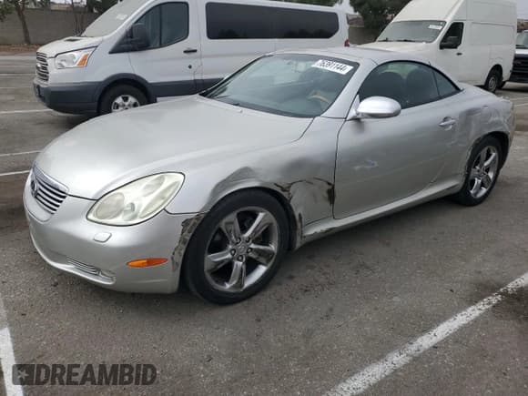 ✅ 2003 Lexus SC 430 • VIN: JTHFN48Y030043608 • Лот: 76391144. Опубликован ранее на Copart с пробегом 245 943 миль. Бесплатный доступ к архиву аукционных продаж из США и подробный отчёт об истории автомобиля на DreamBid. Изображение 1.
