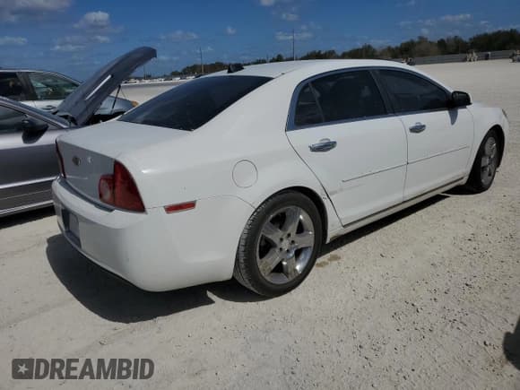 ✅ 2012 Chevrolet Malibu 1LT • VIN: 1G1ZC5E02CF188339 • Lot: 74545394. Listed on Copart with Not provided. Free auction sales archive from the USA and detailed vehicle history report at DreamBid. Image 3.