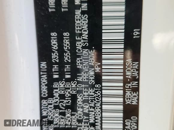 ✅ 2024 Lexus RZ 450e Premium • VIN: JTJAAAAB8RA023618 • Lot: 43230375. Listed on Copart with 8,307 mi. Free auction sales archive from the USA and detailed vehicle history report at DreamBid. Image 13.