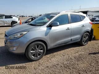 2014 Hyundai Tucson Limited with VIN KM8JUCAG5EU899116, listed as a Copart auction lot 70713315 with 91,028 mi miles and Non repairable. Bid and sale history available at DreamBid. Image 1.