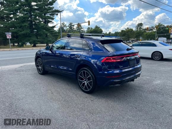 ✅ 2019 Audi Q8 Premium Plus • VIN: WA1EVAF18KD028941 • Lot: 81158215. Listed on Copart with 114,983 mi. Free auction sales archive from the USA and detailed vehicle history report at DreamBid. Image 3.