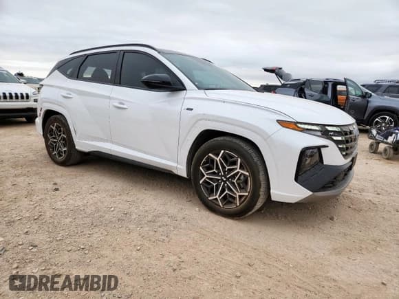 ✅ 2023 Hyundai Tucson N Line • VIN: KM8JF3AE4PU247454 • Lot: 61161905. Wystawiony na Copart z przebiegiem 23 117 mil. Bezpłatny archiwum sprzedaży aukcyjnych z USA i szczegółowy raport historii pojazdu na DreamBid. Zdjęcie 4.