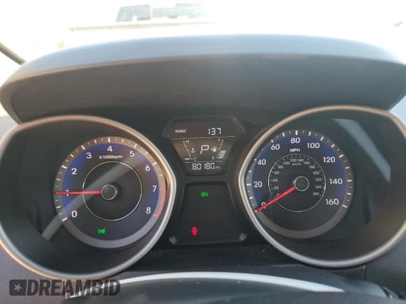 ✅ 2015 Hyundai Elantra SE • VIN: KMHDH4AE4FU281759 • Lot: 86791015. Listed on Copart with 80,180 mi. Free auction sales archive from the USA and detailed vehicle history report at DreamBid. Image 9.