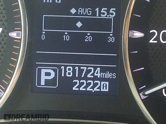 ✅ 2017 Nissan Armada Platinum • VIN: JN8AY2NF7H9301981 • Lot: 42356700. Listed on IAAI with 181,724 mi. Free auction sales archive from the USA and detailed vehicle history report at DreamBid. Image 15.