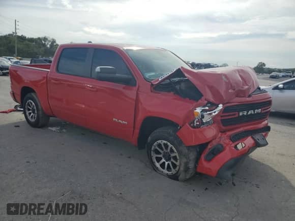 2019 Ram 1500 Big Horn с VIN 1C6RRFFG8KN824958, выставлен на аукционе Copart как лот 82164025 с пробегом 63 427 миль миль и Списание • Salvage title. История ставок и продаж доступна на DreamBid. Изображение 4.