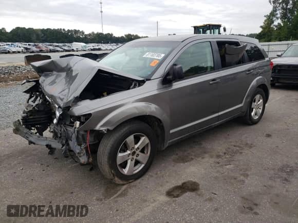 2012 Dodge Journey American Value z VIN 3C4PDCAB4CT146025, wystawiony jako Copart lot #81183785 z przebiegiem 166 921 mil mil oraz Szkoda całkowita • Salvage title. Historia ofert i sprzedaży dostępna na DreamBid. Obrazek 1.