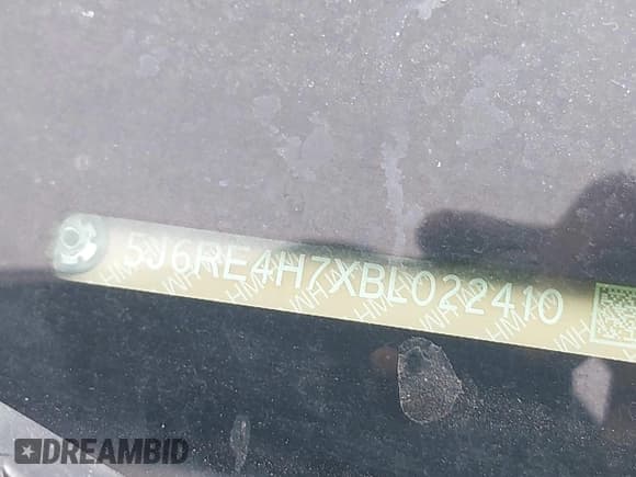 ✅ 2011 Honda CR-V EX-L • VIN: 5J6RE4H7XBL022410 • Лот: 43587076. Опубликован ранее на IAAI с пробегом 57 983 миль. Бесплатный доступ к архиву аукционных продаж из США и подробный отчёт об истории автомобиля на DreamBid. Изображение 17.