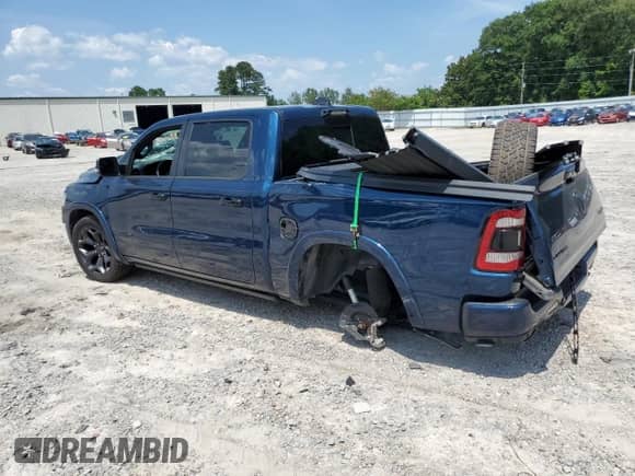 2024 Ram 1500 Limited with VIN 1C6SRFHT2RN104612, listed as a Copart auction lot 61955495 with Not provided miles and Salvage title. Bid and sale history available at DreamBid. Image 2.