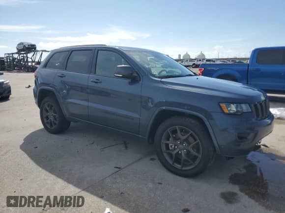 2021 Jeep Grand Cherokee 80th Anniversary с VIN 1C4RJEBG2MC785301, выставлен на аукционе Copart как лот 62085075 с пробегом 67 610 миль миль и Списание • Salvage title. История ставок и продаж доступна на DreamBid. Изображение 4.