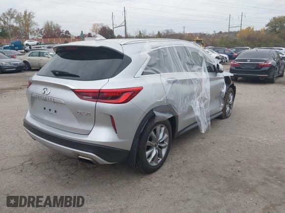 ✅ 2020 Infiniti QX50 Luxe • VIN: 3PCAJ5M14LF121587 • Lot: 43677738. Listed on IAAI with 69,100 mi. Free auction sales archive from the USA and detailed vehicle history report at DreamBid. Image 4.