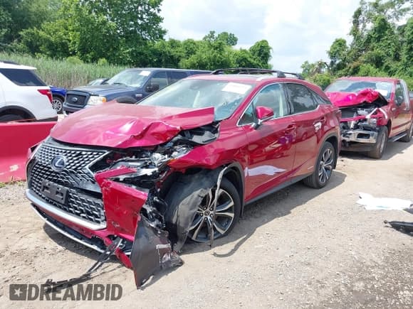 ✅ 2022 Lexus RX 450h • VIN: 2T2HGMDA0NC090560 • Lot: 42604723. Listed on IAAI with 28,532 mi. Free auction sales archive from the USA and detailed vehicle history report at DreamBid. Image 2.