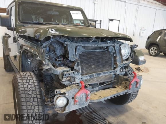 ✅ 2021 Jeep Wrangler Unlimited Sahara • VIN: 1C4HJXEN2MW592565 • Lot: 41956072. Listed on IAAI with 95,504 mi. Free auction sales archive from the USA and detailed vehicle history report at DreamBid. Image 6.