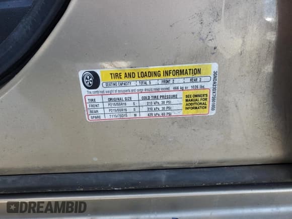 ✅ 2007 Chevrolet HHR LT • VIN: 3GNDA23DX7S601659 • Lot: 47464675. Listed on Copart with Not provided. Free auction sales archive from the USA and detailed vehicle history report at DreamBid. Image 14.