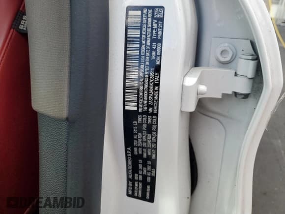 ✅ 2019 Alfa Romeo Stelvio • VIN: ZASPAJAN6K7C59511 • Lot: 87404335. Listed on Copart with 65,264 mi. Free auction sales archive from the USA and detailed vehicle history report at DreamBid. Image 14.