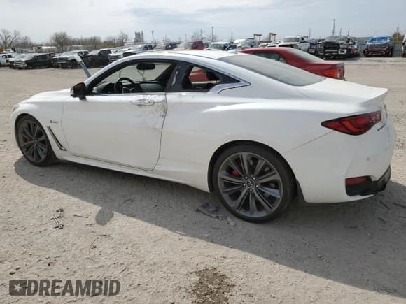 ✅ 2020 Infiniti Q60 Red Sport 400 • VIN: JN1FV7EK5LM400375 • Lot: 50805025. Listed on Copart with 38,331 mi. Free auction sales archive from the USA and detailed vehicle history report at DreamBid. Image 2.