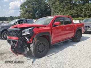 2024 Nissan Frontier SV with VIN 1N6ED1EJ4RN611843, listed as a Copart auction lot 71734955 with 20,362 mi miles and Salvage title. Bid and sale history available at DreamBid. Image 1.