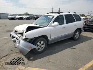 ✅ 2005 Hyundai Santa Fe GLS • VIN: KM8SC13E25U884385 • Lot: 71255135. Listed on Copart with 162,945 mi. Free auction sales archive from the USA and detailed vehicle history report at DreamBid. Image 1.