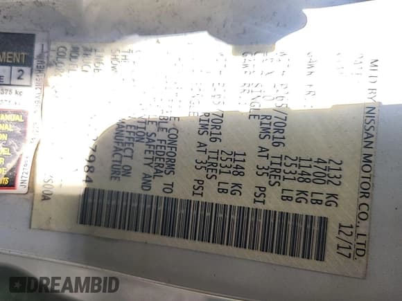 ✅ 2018 Nissan Frontier SV • VIN: 1N6BD0CT2JN727984 • Лот: 43666942. Опубликован ранее на IAAI с пробегом 171 838 миль. Бесплатный доступ к архиву аукционных продаж из США и подробный отчёт об истории автомобиля на DreamBid. Изображение 14.