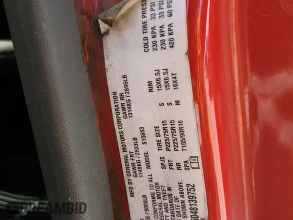 ✅ 2004 Chevrolet Colorado LS ZQ8 • VIN: 1GCCS196048139752 • Лот: 54619405. Опубликован ранее на Copart с пробегом Не указан. Бесплатный доступ к архиву аукционных продаж из США и подробный отчёт об истории автомобиля на DreamBid. Изображение 12.