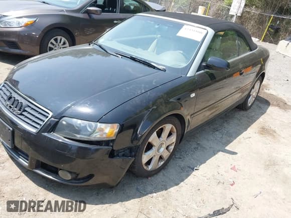 ✅ 2005 Audi A4 1.8T • VIN: WAUAC48HX5K008659 • Lot: 42431880. Listed on IAAI with 129,326 mi. Free auction sales archive from the USA and detailed vehicle history report at DreamBid. Image 2.
