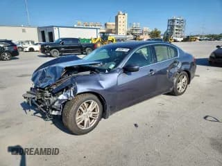 ✅ 2011 Infiniti G25 Journey • VIN: JN1DV6AP5BM604207 • Лот: 90056115. Опубликован ранее на Copart с пробегом Не указан. Бесплатный доступ к архиву аукционных продаж из США и подробный отчёт об истории автомобиля на DreamBid. Изображение 1.