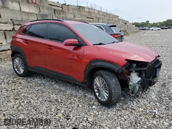 2020 Hyundai Kona SEL with VIN KM8K2CAA0LU408745, listed as a Copart auction lot 81435945 with 82,350 mi miles and Salvage title. Bid and sale history available at DreamBid. Image 4.