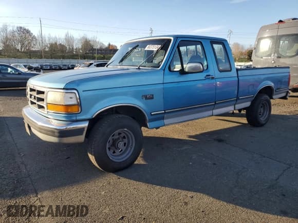 ✅ 1992 Ford F-150 • VIN: 1FTEX14N9NKA30090 • Lot: 80375134. Listed on Copart with 234,583 mi. Free auction sales archive from the USA and detailed vehicle history report at DreamBid. Image 1.