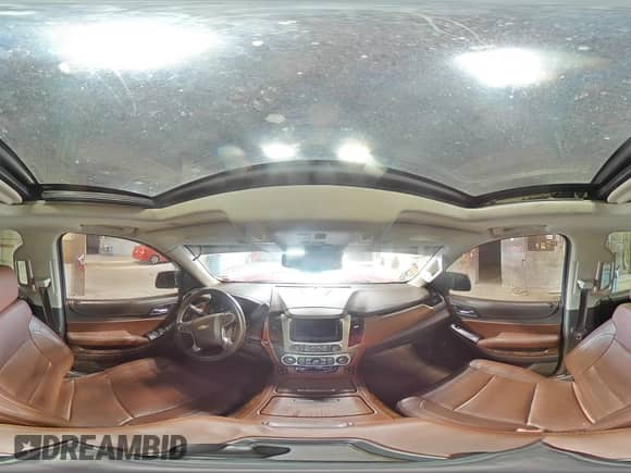 2015 Chevrolet Tahoe LTZ z VIN 1GNSKCKC4FR277564, wystawiony jako Copart lot #60589335 z przebiegiem Nie podano mil oraz Szkoda całkowita • Salvage title. Historia ofert i sprzedaży dostępna na DreamBid. Obrazek 15.