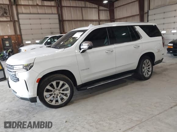 ✅ 2023 Chevrolet Tahoe Premier • VIN: 1GNSKSKD0PR217513 • Лот: 41779222. Опубликован ранее на IAAI с пробегом 55 424 миль. Бесплатный доступ к архиву аукционных продаж из США и подробный отчёт об истории автомобиля на DreamBid. Изображение 2.