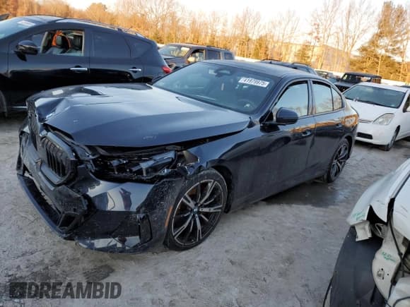 ✅ 2024 BMW 5 Series 530i xDrive • VIN: WBA53FJ09RCP91572 • Lot: 41979975. Listed on Copart with Not provided. Free auction sales archive from the USA and detailed vehicle history report at DreamBid. Image 1.