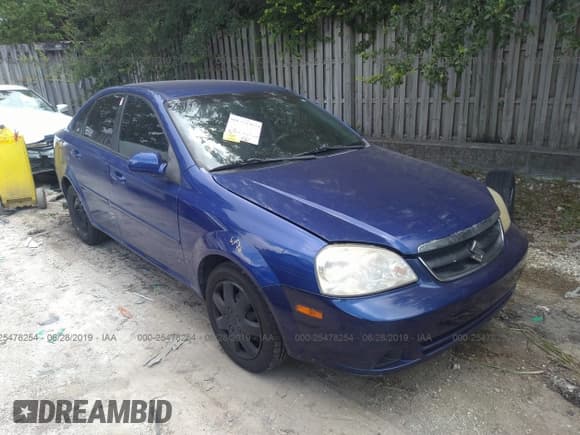 ✅ 2006 Suzuki Forenza • VIN: KL5JD56Z96K360480 • Lot: 25478254. Wystawiony na IAAI z przebiegiem 227 745 mil. Bezpłatny archiwum sprzedaży aukcyjnych z USA i szczegółowy raport historii pojazdu na DreamBid. Zdjęcie 1.