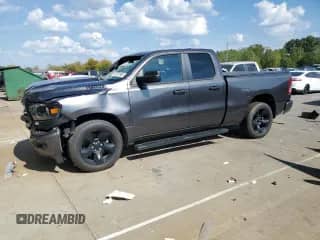 2023 Ram 1500 Tradesman z VIN 1C6RRFCG3PN698195, wystawiony jako Copart lot #80751885 z przebiegiem 58 454 mil mil oraz Czysty tytuł • Clean title. Historia ofert i sprzedaży dostępna na DreamBid. Obrazek 1.