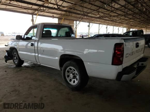 2006 Chevrolet Silverado 1500 Work Truck z VIN 3GCEC14X46G204413, wystawiony jako Copart lot #48256385 z przebiegiem 81 662 mil mil oraz Szkoda całkowita • Salvage title. Historia ofert i sprzedaży dostępna na DreamBid. Obrazek 2.