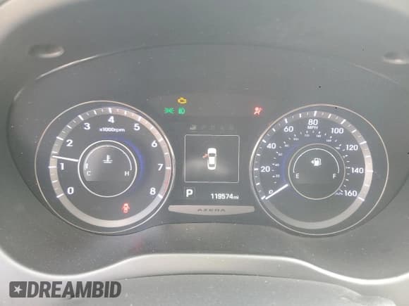 ✅ 2015 Hyundai Azera • VIN: KMHFG4JGXFA462749 • Лот: 81202055. Опубликован ранее на Copart с пробегом 119 574 миль. Бесплатный доступ к архиву аукционных продаж из США и подробный отчёт об истории автомобиля на DreamBid. Изображение 9.